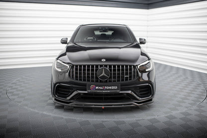 Frontlippe passend für Mercedes-AMG GLC 63 SUV / Coupe X253 / C253 schwarz Hochglanz