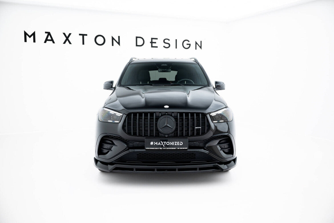 Frontlippe passend für Mercedes-AMG GLE 53 / AMG-Line SUV / Coupe W167 FL / C167 FL schwarz Hochglanz