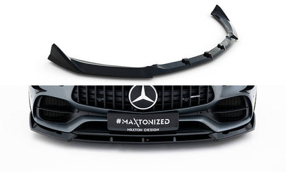 Frontlippe passend für Mercedes-AMG GT C C190 FL schwarz Hochglanz
