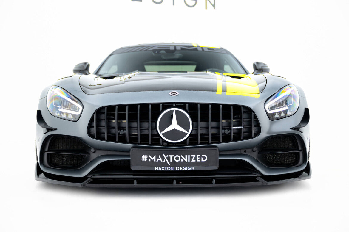 Frontlippe passend für Mercedes-AMG GT C C190 FL schwarz Hochglanz