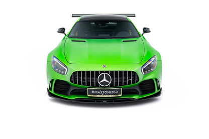 Frontlippe passend für Mercedes-AMG GT R C190 Facelift schwarz Hochglanz