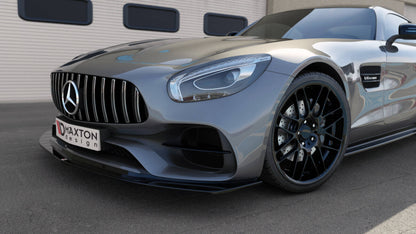 Frontlippe passend für Mercedes-AMG GT S C190 FL schwarz Hochglanz