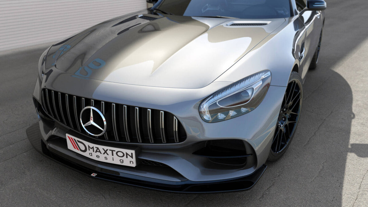 Frontlippe passend für Mercedes-AMG GT S C190 FL schwarz Hochglanz