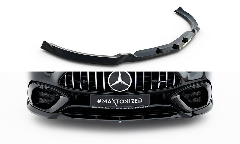 Frontlippe passend für Mercedes-AMG SL 63 R232 schwarz Hochglanz