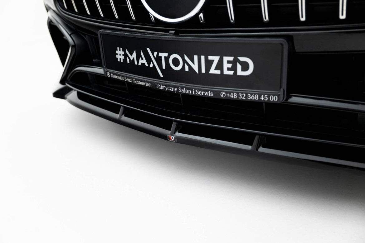 Frontlippe passend für Mercedes-AMG SL 63 R232 schwarz Hochglanz
