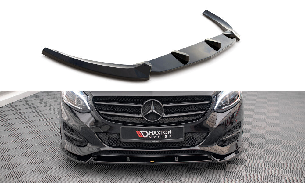 Frontlippe passend für Mercedes B W246 FL schwarz Hochglanz