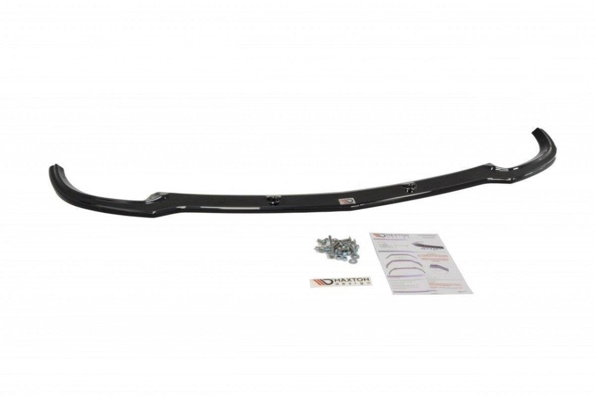 Frontlippe passend für Mercedes C Limousine / Kombi AMG-Line W204 / S204 schwarz Hochglanz