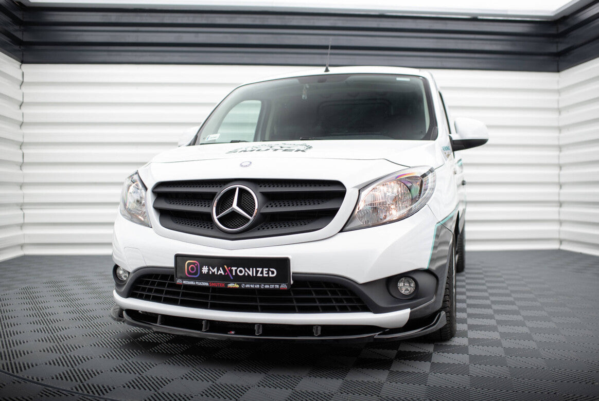 Frontlippe passend für Mercedes Citan W415 schwarz Hochglanz