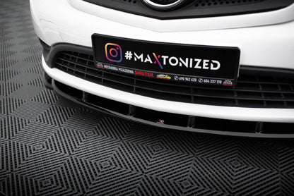 Frontlippe passend für Mercedes Citan W415 schwarz Hochglanz