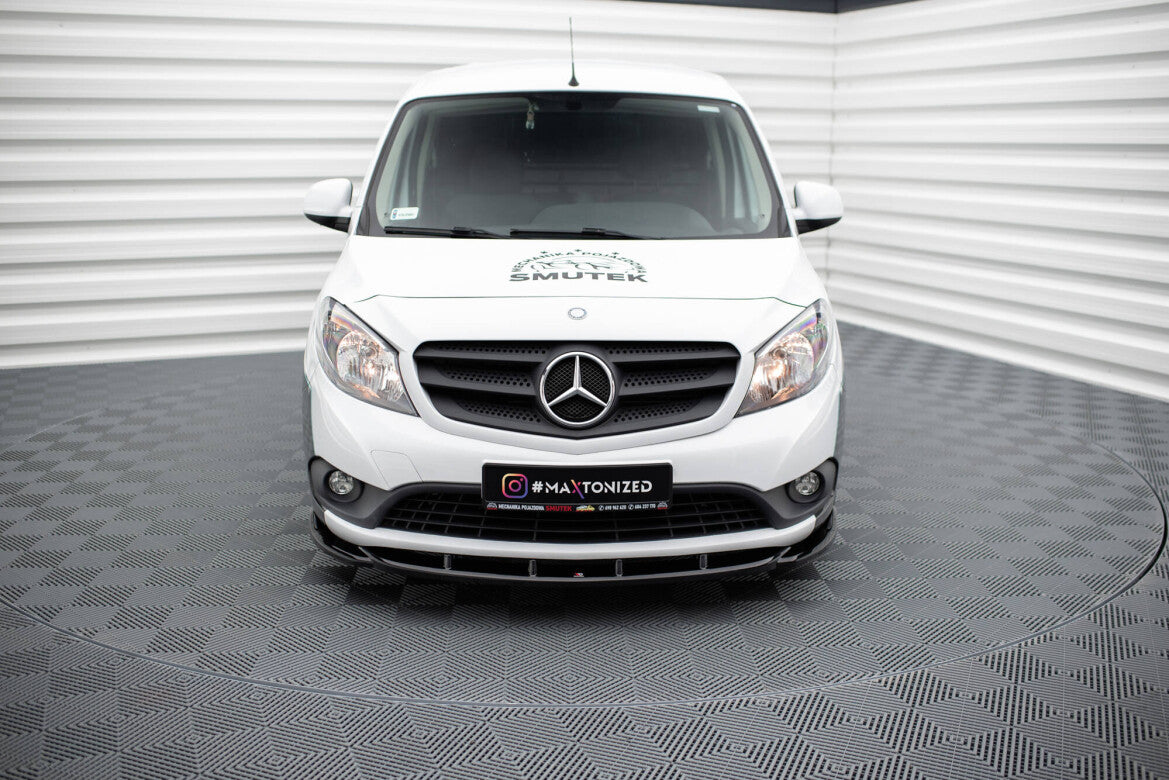 Frontlippe passend für Mercedes Citan W415 schwarz Hochglanz