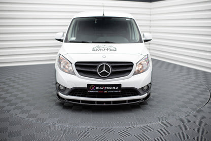 Frontlippe passend für Mercedes Citan W415 schwarz Hochglanz