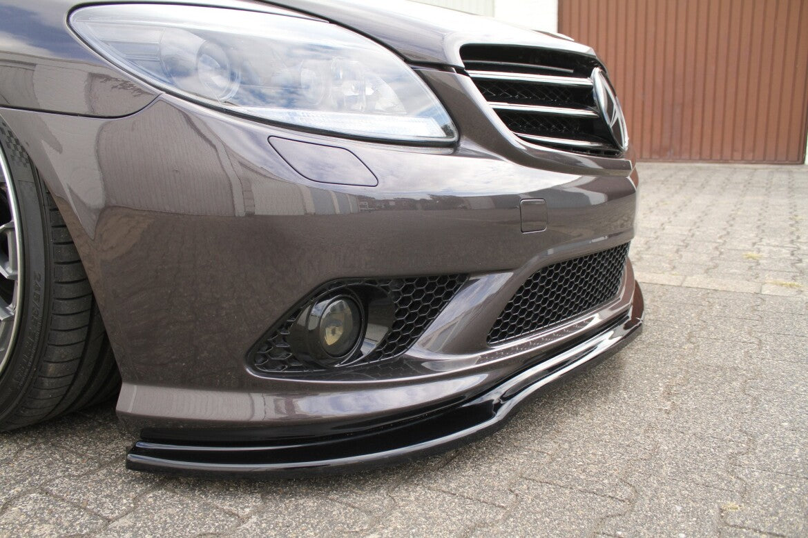 Frontlippe passend für Mercedes CL 500 C216 AMGLINE schwarz Hochglanz