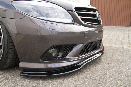 Frontlippe passend für Mercedes CL 500 C216 AMGLINE schwarz Hochglanz