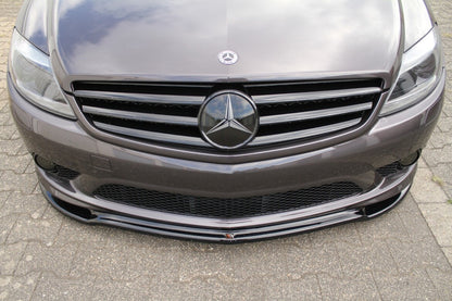 Frontlippe passend für Mercedes CL 500 C216 AMGLINE schwarz Hochglanz
