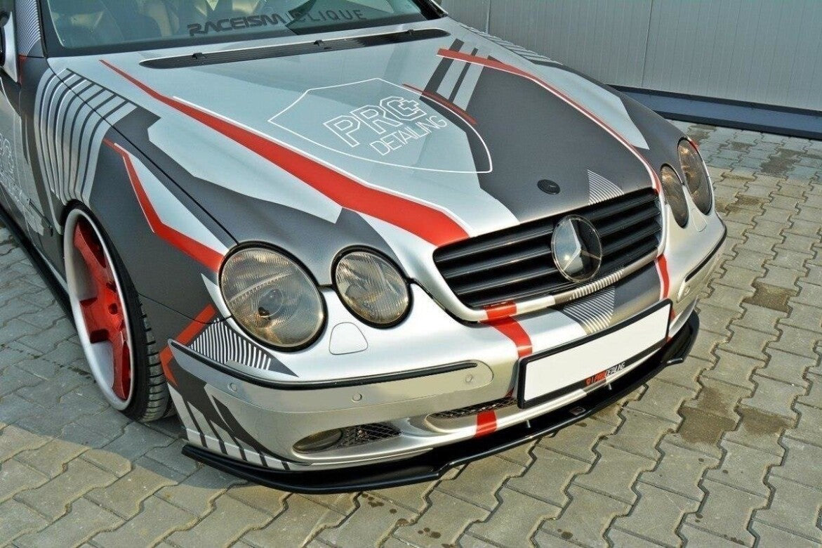 Frontlippe passend für Mercedes CL-Klasse C215 schwarz Hochglanz
