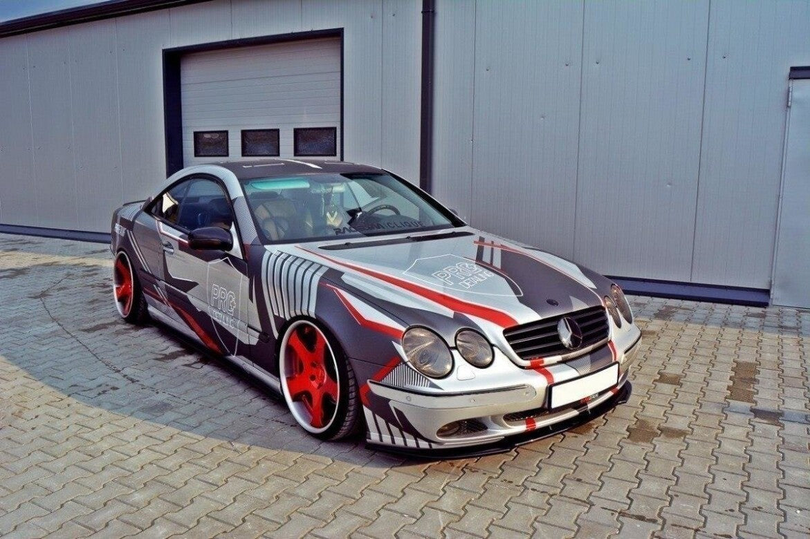 Frontlippe passend für Mercedes CL-Klasse C215 schwarz Hochglanz
