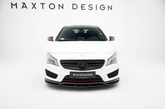 Frontlippe passend für Mercedes CLA AMG-Line C117 schwarz Hochglanz