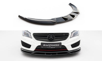 Frontlippe passend für Mercedes CLA AMG-Line C117 schwarz Hochglanz