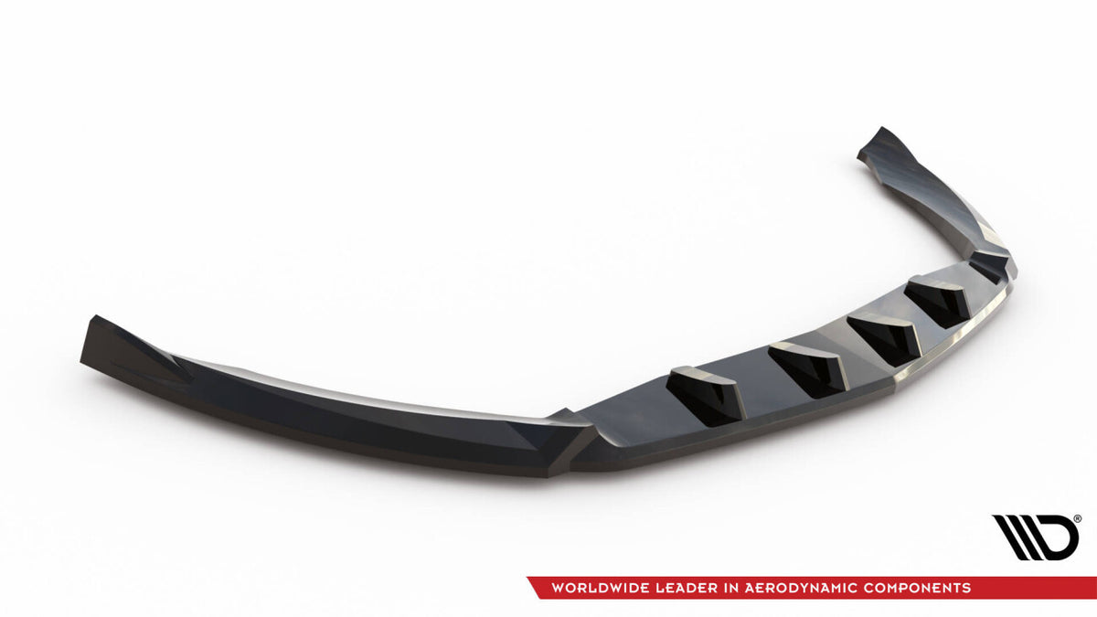 Frontlippe passend für Mercedes CLA C117 FL schwarz Hochglanz