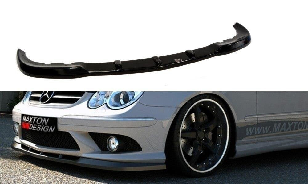 Frontlippe passend für Mercedes CLK W209 AMG schwarz Hochglanz