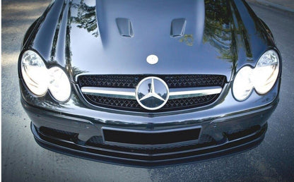 Frontlippe passend für Mercedes CLK W209 BLACK (SL BLACK SERIES LOOK) schwarz Hochglanz