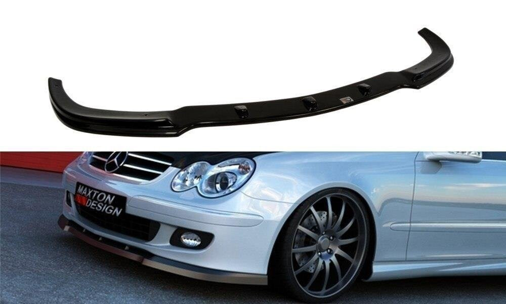 Frontlippe passend für Mercedes CLK W209 FL schwarz Hochglanz