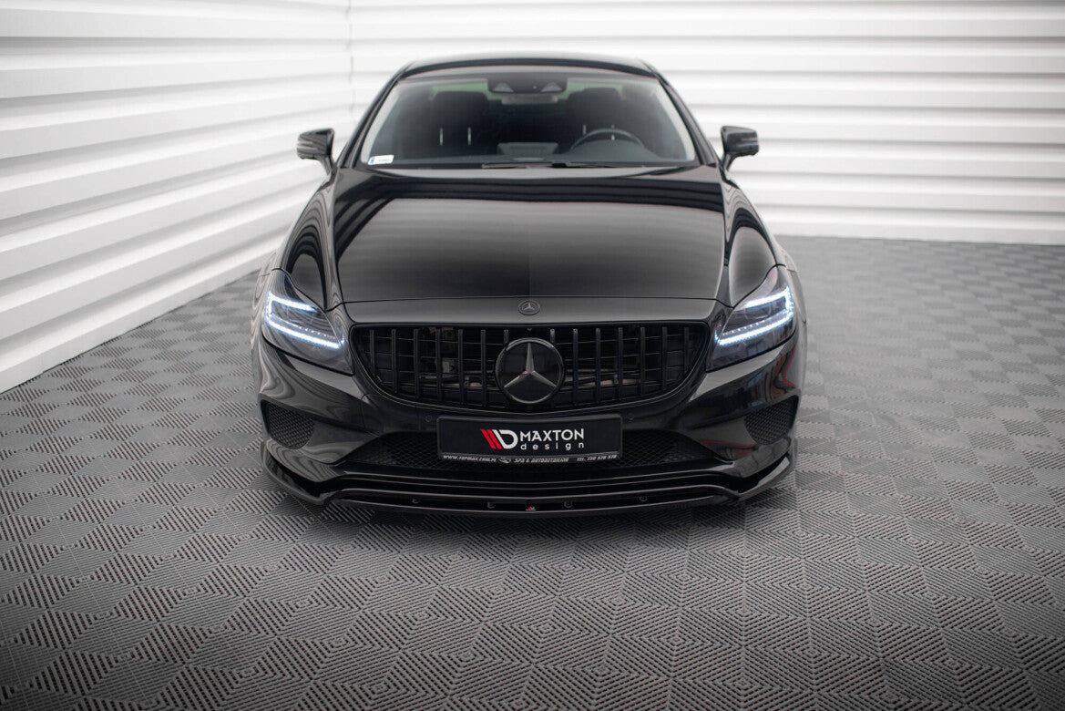 Frontlippe passend für Mercedes CLS C218 FL schwarz Hochglanz