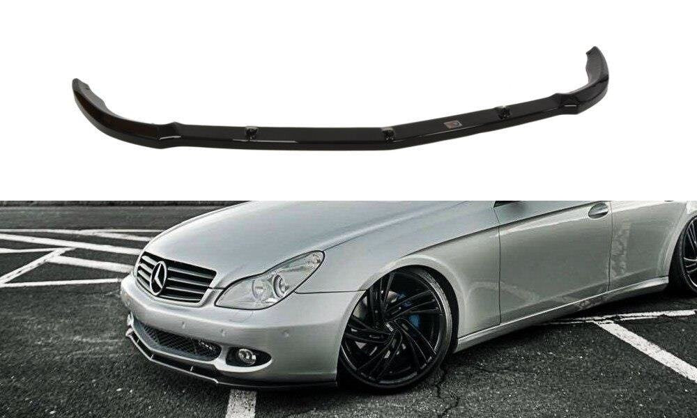 Frontlippe passend für Mercedes CLS C219 Serie schwarz Hochglanz