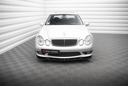 Frontlippe passend für Mercedes E 55 AMG W211 schwarz Hochglanz