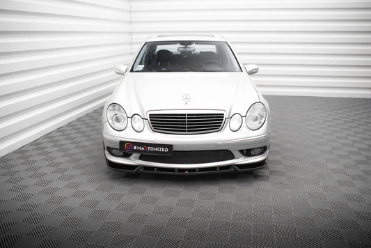 Frontlippe passend für Mercedes E 55 AMG W211 schwarz Hochglanz