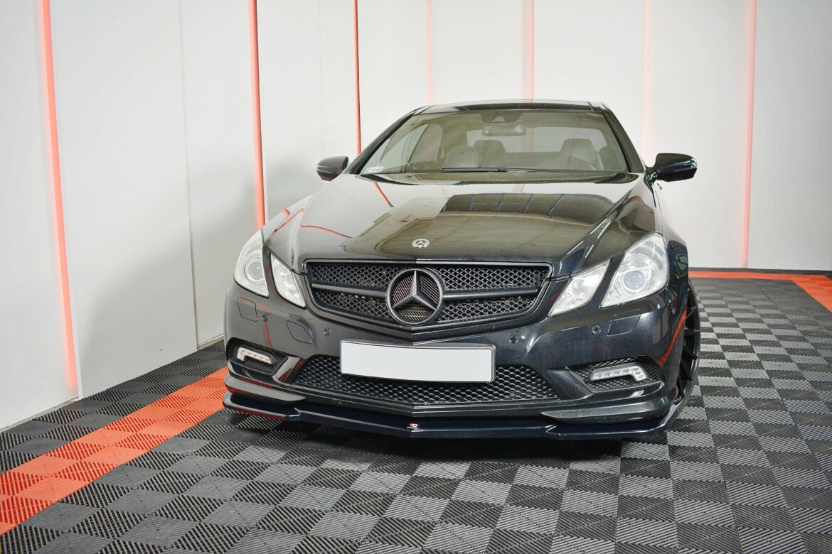 Frontlippe passend für Mercedes E-Klasse W207 Coupe AMG-Line schwarz Hochglanz