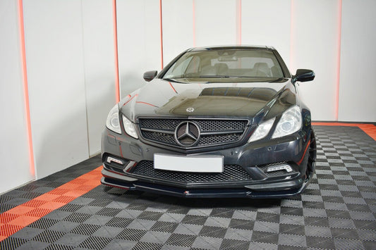 Frontlippe passend für Mercedes E-Klasse W207 Coupe AMG-Line schwarz Hochglanz