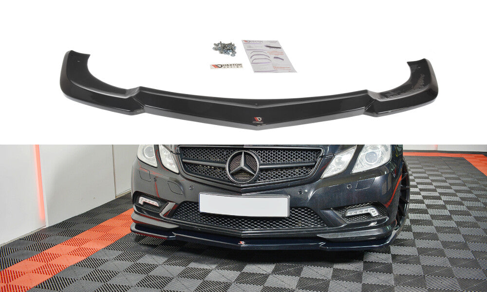 Frontlippe passend für Mercedes E-Klasse W207 Coupe AMG-Line schwarz Hochglanz