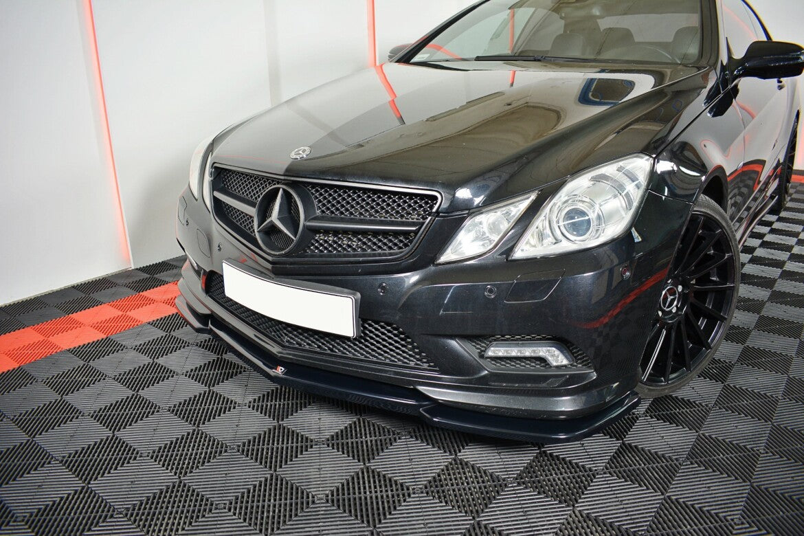 Frontlippe passend für Mercedes E-Klasse W207 Coupe AMG-Line schwarz Hochglanz