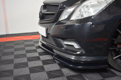 Frontlippe passend für Mercedes E-Klasse W207 Coupe AMG-Line schwarz Hochglanz