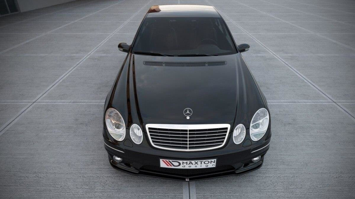 Frontlippe passend für Mercedes E W211 AMG FL schwarz Hochglanz