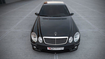 Frontlippe passend für Mercedes E W211 AMG FL schwarz Hochglanz