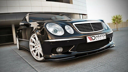 Frontlippe passend für Mercedes E W211 AMG vor FL schwarz Hochglanz