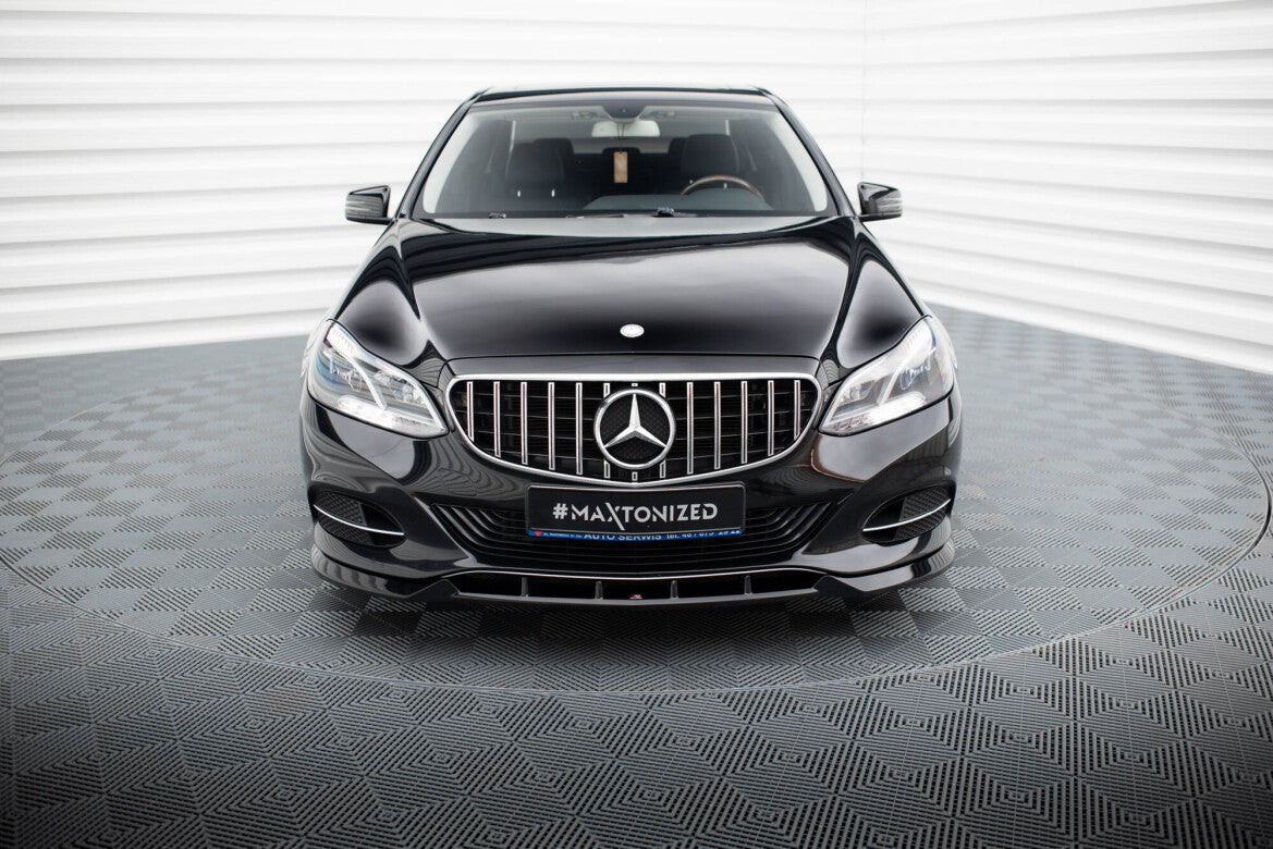 Frontlippe passend für Mercedes E W212 FL schwarz Hochglanz