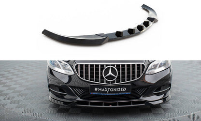 Frontlippe passend für Mercedes E W212 FL schwarz Hochglanz