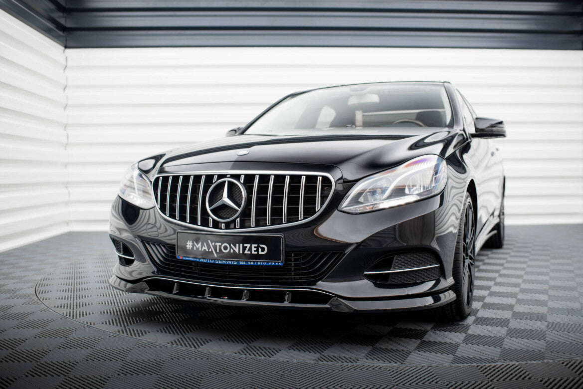 Frontlippe passend für Mercedes E W212 FL schwarz Hochglanz