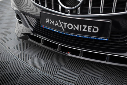 Frontlippe passend für Mercedes E W212 FL schwarz Hochglanz