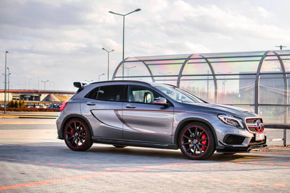 Frontlippe passend für Mercedes GLA 45 AMG SUV (X156) vor FL schwarz matt