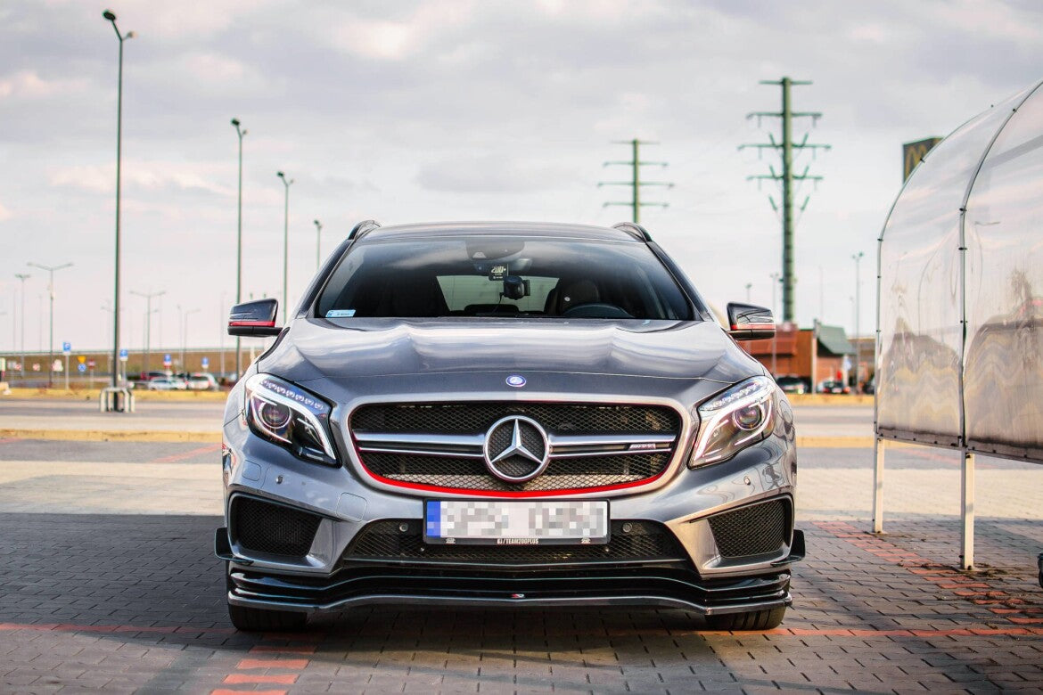 Frontlippe passend für Mercedes GLA 45 AMG SUV (X156) vor FL schwarz matt