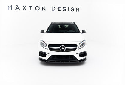 Frontlippe passend für Mercedes GLA 45 AMG X156 FL schwarz Hochglanz