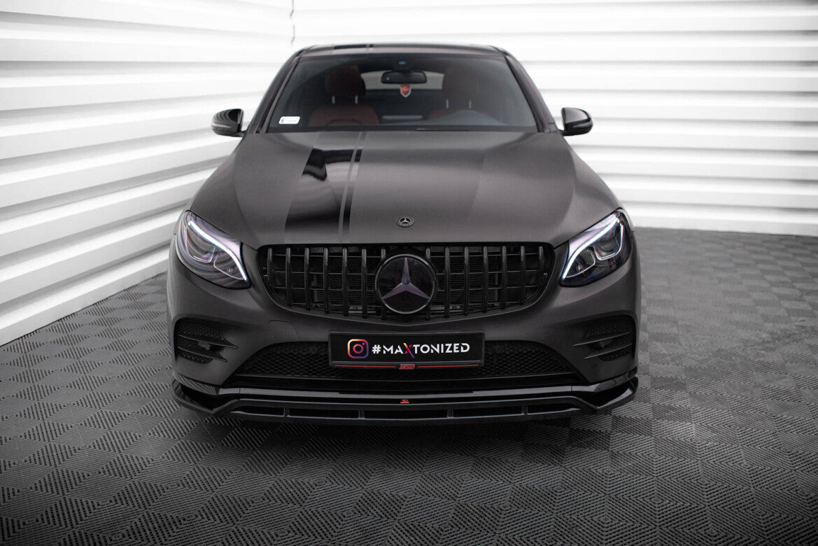 Frontlippe passend für Mercedes GLC Coupe AMG-Line /43 AMG C253 schwarz Hochglanz