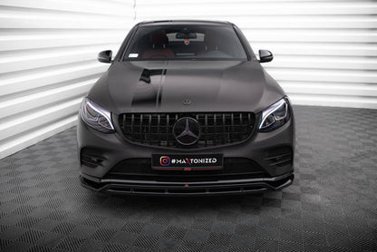 Frontlippe passend für Mercedes GLC Coupe AMG-Line /43 AMG C253 schwarz Hochglanz