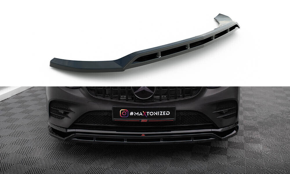 Frontlippe passend für Mercedes GLC Coupe AMG-Line /43 AMG C253 schwarz Hochglanz