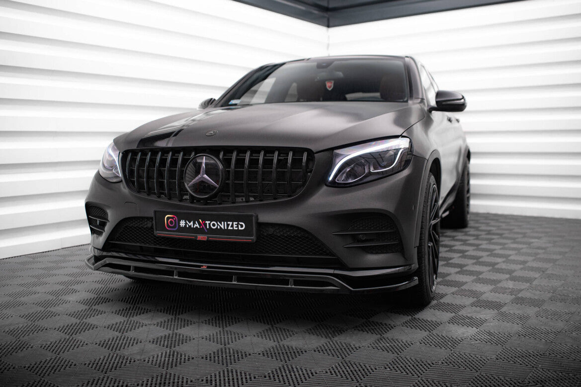 Frontlippe passend für Mercedes GLC Coupe AMG-Line /43 AMG C253 schwarz Hochglanz