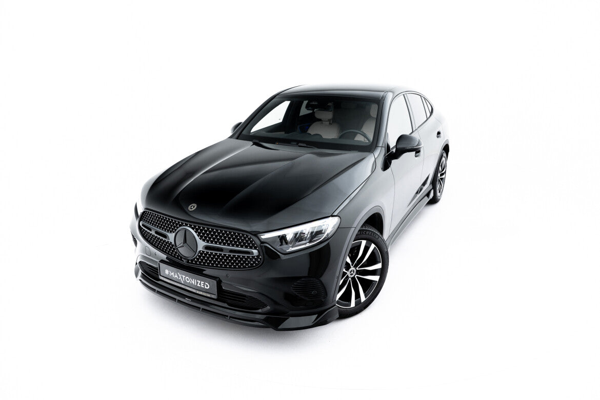 Frontlippe passend für Mercedes GLC Coupe C254 schwarz Hochglanz